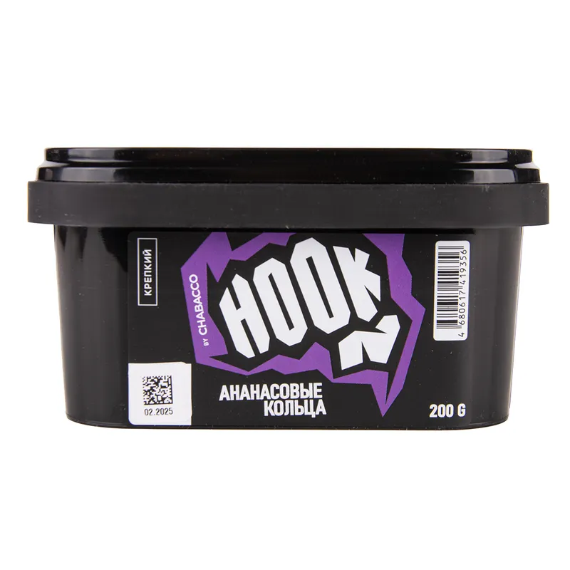 Бестабачная смесь - HOOK - Ананасовые Кольца - 200 г