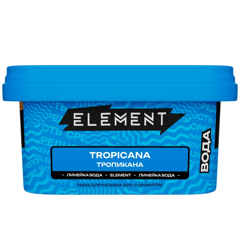 Табак - "Элемент" Tropicana ( с ароматом маракуйя персик ) "Вода" 200гр.