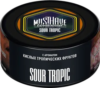 Табак Must Have 125 гр - Sour Tropic (КИСЛЫЕ ТРОПИЧЕСКИЕ ФРУКТЫ)