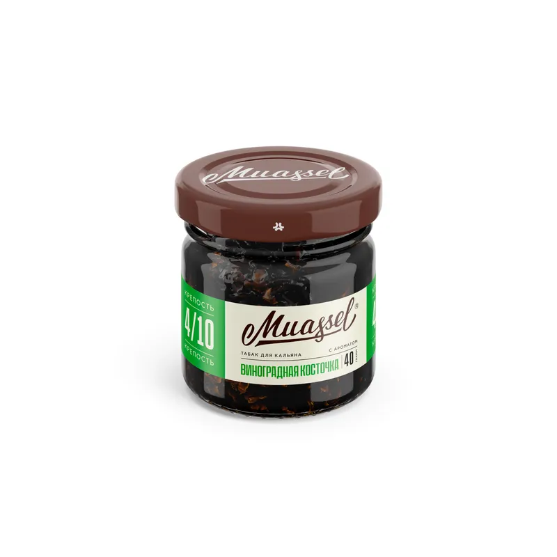 Табак для кальяна Muassel 4/10 - Виноградная косточка 40 г