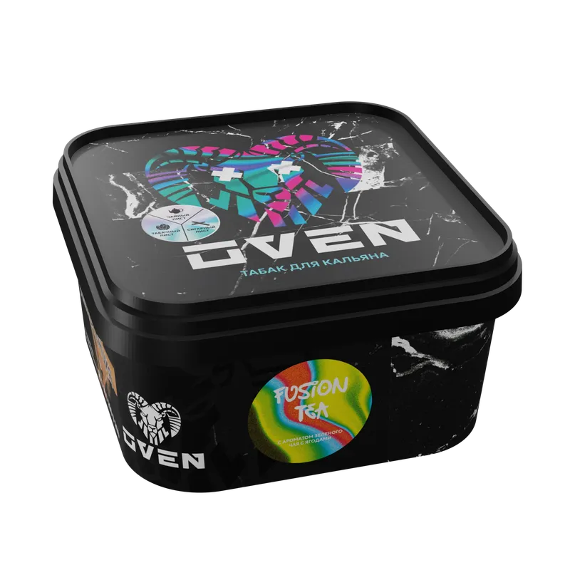 Табак Oven - с ароматом Зеленого чая с ягодами (Fusion tea), 200 гр.