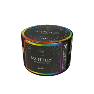 Табак для кальяна "NАШ BLACK" - SWITTLES (ФРУКТОВОЕ ДРАЖЕ), банка, 40гр