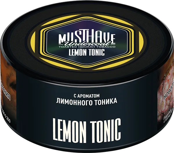 Табак Must Have 125 гр - Lemon Tonic (ЛИМОННЫЙ ТОНИК)