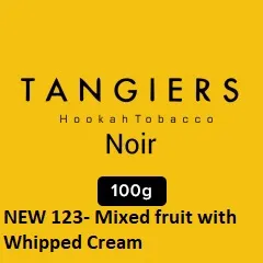Mixed fruit with Whipped Cream 100 noir - 123