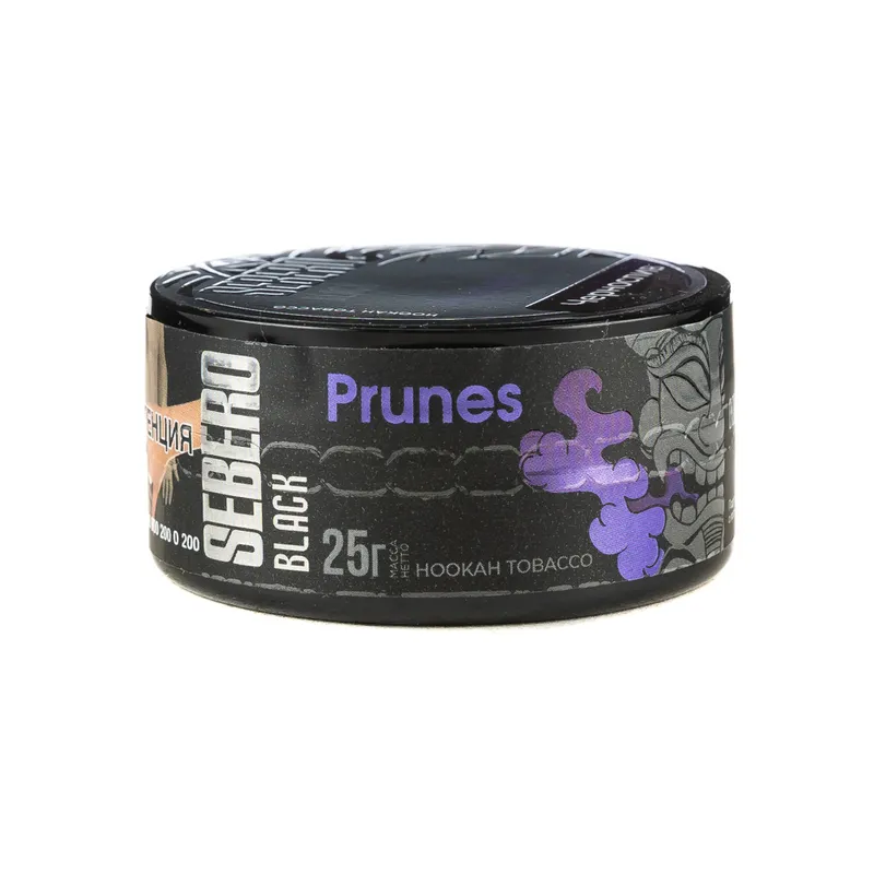 ВВ - Табак для кальяна - Sebero black - Prunes ( Чернослив ) - 100 г
