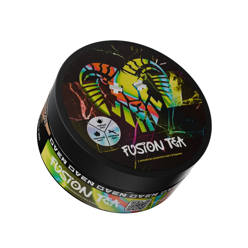 Табак Oven - с ароматом Зеленого чая с ягодами (Fusion tea), 100 гр.
