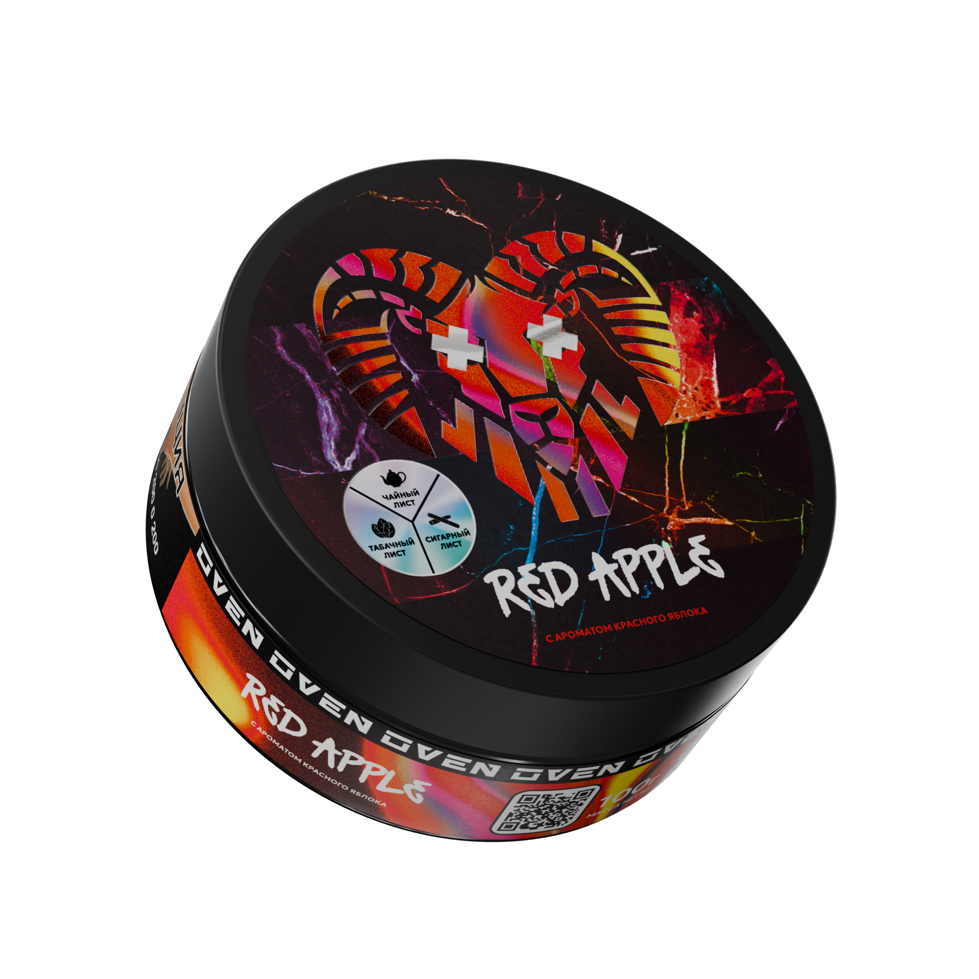 Табак Oven - с ароматом Красного яблока (Red apple), 100 гр.