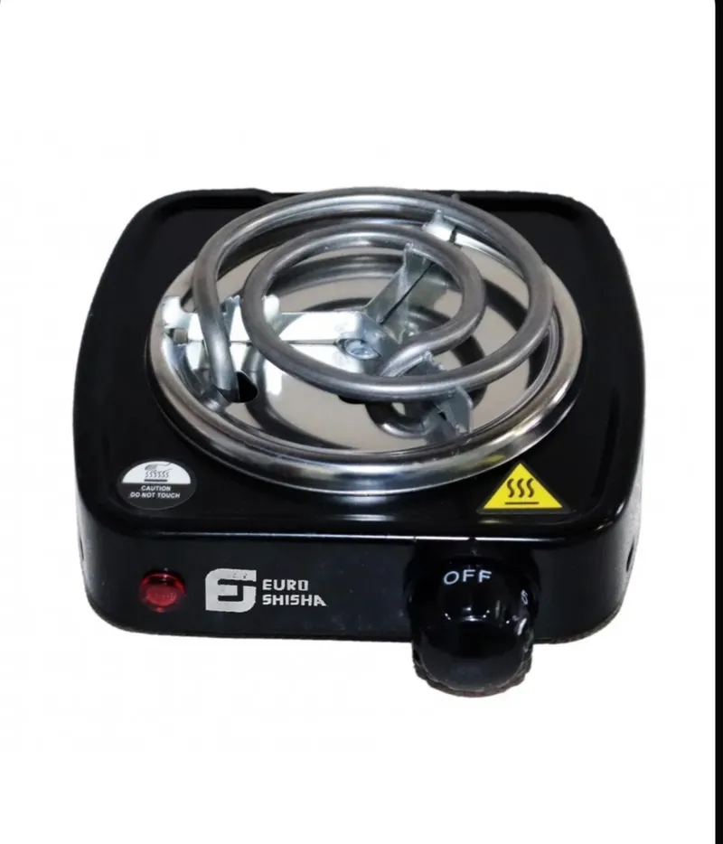 Печка для розжига угля Euro Shisha ECS-4 (black) (ЕШ)