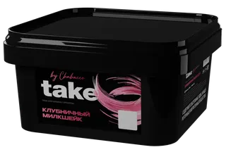 Табак для кальяна - Take - STRAWBERRY MILKSHAKE ( с ароматом клубничный милкшейк ) - 200г