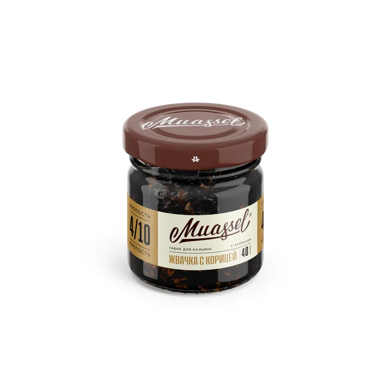 Табак для кальяна Muassel 4/10 - Жвачка с корицей 40 г