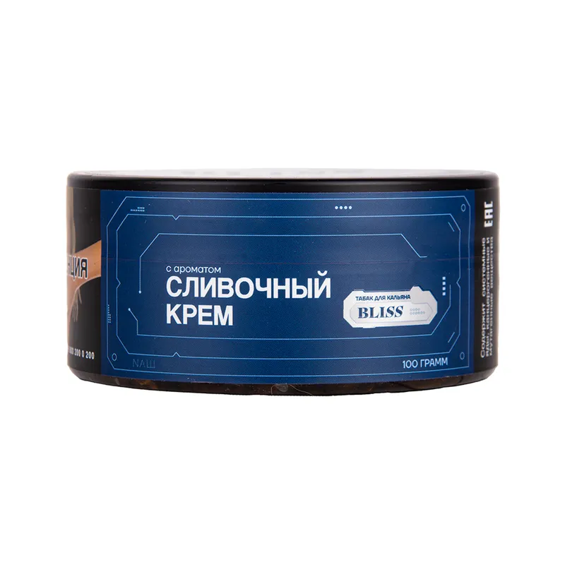 Табак для кальяна "NАШBLISS" - СЛИВОЧНЫЙ КРЕМ, банка, 100гр