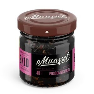 Табак для кальяна Muassel 8/10 - Розовый закат (цветы, ягоды) 40 г