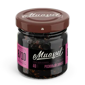 Табак для кальяна Muassel 8/10 - Розовый закат (цветы, ягоды) 40 г