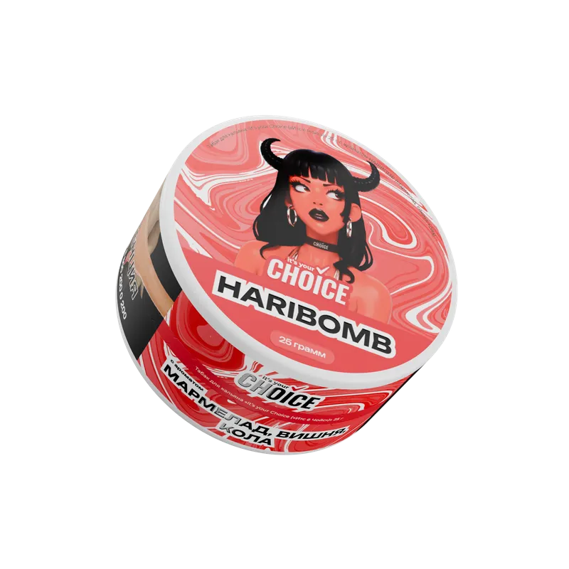 Табак для кальяна «It’s your Choice» с ароматом Haribomb (Мармелад, вишня, кола) 25гр.
