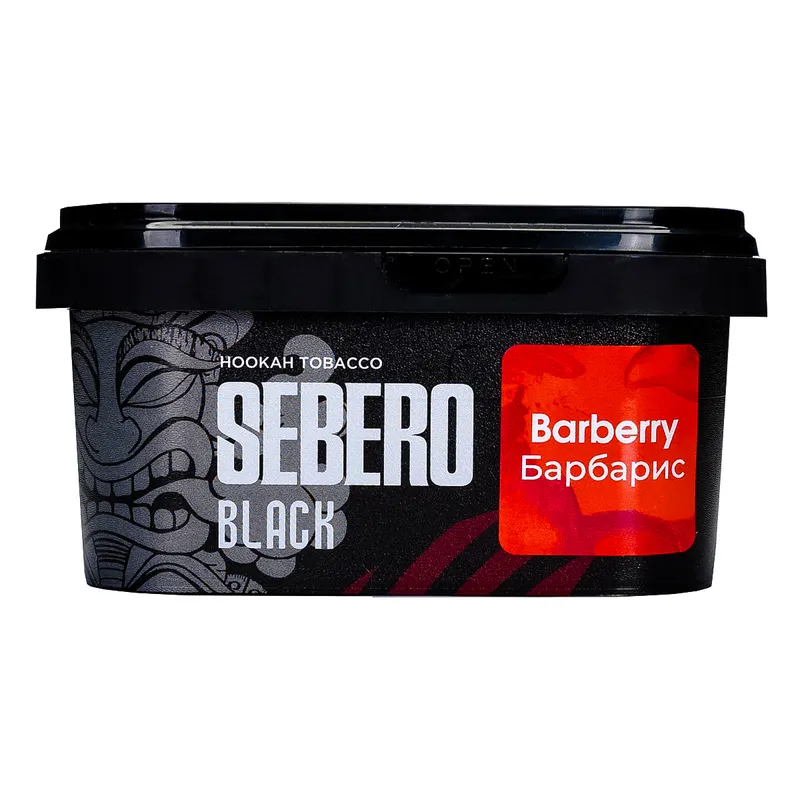 Табак для кальяна - Sebero black - Barberry ( с ароматом барбарис ) - 200 г