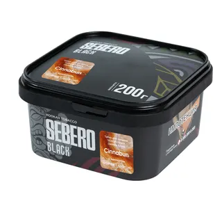 Табак для кальяна - Sebero black - Cinnabun ( с ароматом булочка с корицей ) - 200 г