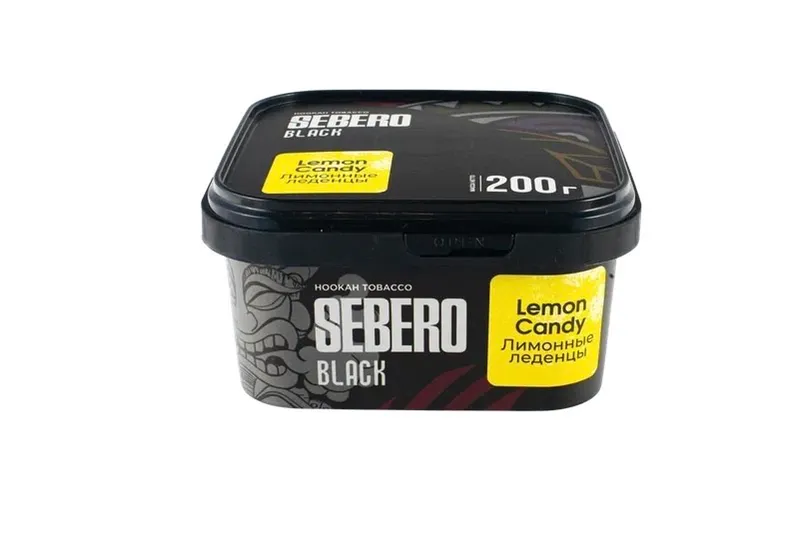 Табак для кальяна - Sebero black - Lemon Candy ( с ароматом лимонные леденцы ) - 200 г