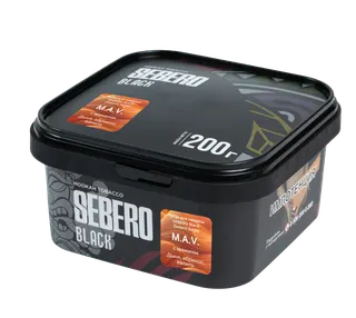 Табак для кальяна - Sebero black - M.A.V. ( с ароматом дыня, абрикос, ваниль ) - 200 г