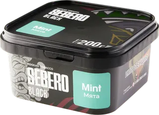Табак для кальяна - Sebero black - Mint ( с ароматом мята ) - 200 г