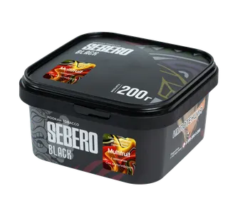 Табак для кальяна - Sebero black - Multifruit ( с ароматом сок мультифрукт ) - 200 г