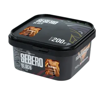 Табак для кальяна - Sebero black - Snikers ( с ароматом шоколад сникерс ) - 200 г