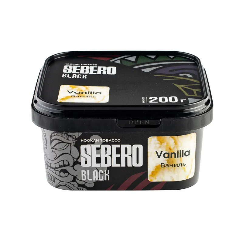 Табак для кальяна - Sebero black - Vanilla ( с ароматом ваниль ) - 200 г