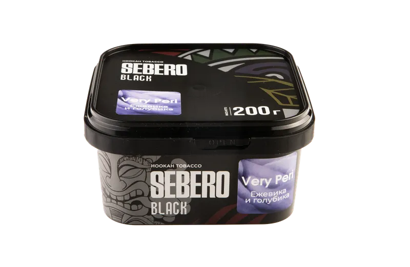 Табак для кальяна - Sebero black - Very Peri ( с ароматом ежевика и голубика ) - 200 г