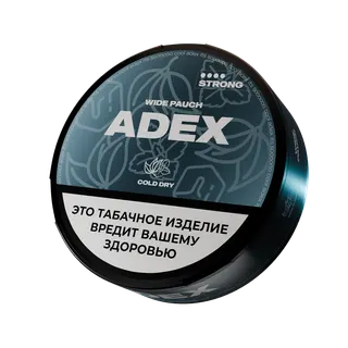 Жевательный табак АДЕКС стронг вайд с ароматом КОЛД  ДРАЙ - 12гр (23шт)