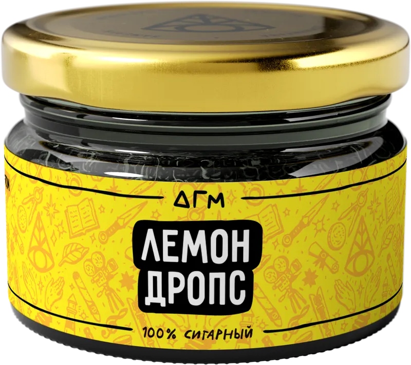 Табак для кальяна - Dogma - ЛЕМОН ДРОПС ( с ароматом лимонные конфеты ) - 80 г