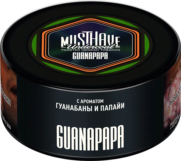 Табак Must Have 125 гр - Guanapapa (ГУАНАБАНА И ПАПАЙЯ)