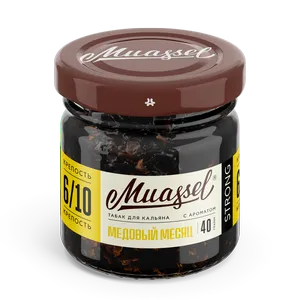 Табак для кальяна Muassel 6/10 - Медовый месяц (юдзу с медовой патокой) 40 г