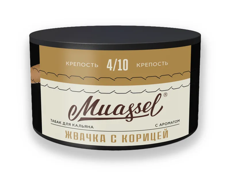 Табак для кальяна Muassel 4/10 - Жвачка с корицей 200 г