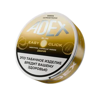 Жевательный табак АДЕКС изи клик слим с ароматом ДЫНЯ - 8гр (19шт) стронг