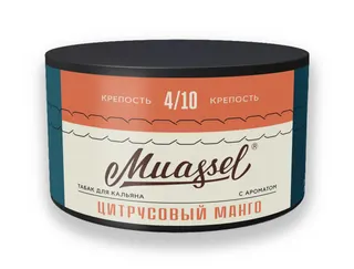 Табак для кальяна Muassel 4/10 - Цитрусовый манго 200 г