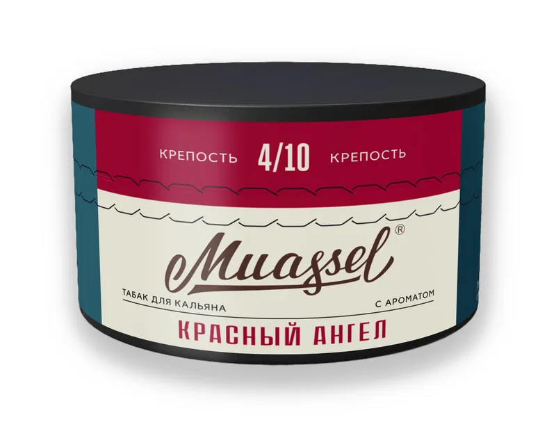 Табак для кальяна Muassel 4/10 - Красный ангел (клубника, цитрус) 200 г