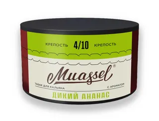 Табак для кальяна Muassel 4/10 - Дикий ананас 200 г