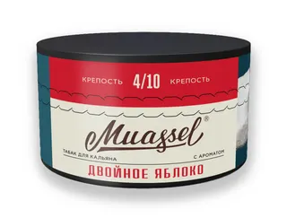 Табак для кальяна Muassel 4/10 - Двойное яблоко 200 г
