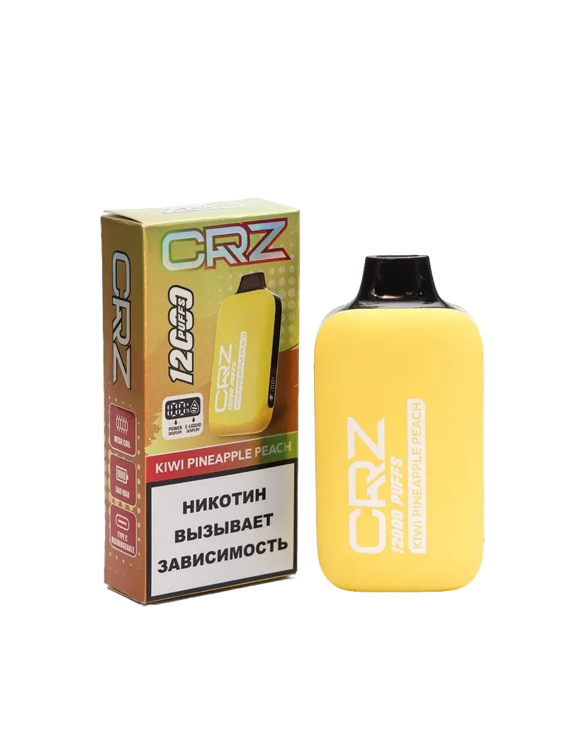 ЭСДН CRZ 12 000 "Киви Ананас Персик" (Kiwi Pineapple Peach)