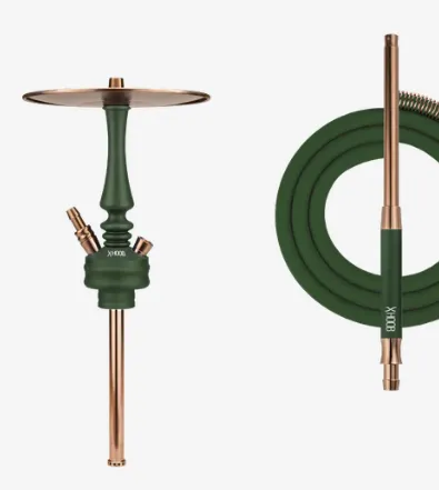 Кальян Hoob Mars Mini British racing green x Bronze
