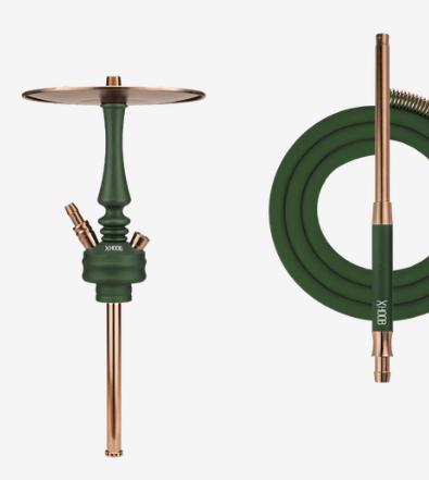 Кальян Hoob Mars Mini British racing green x Bronze