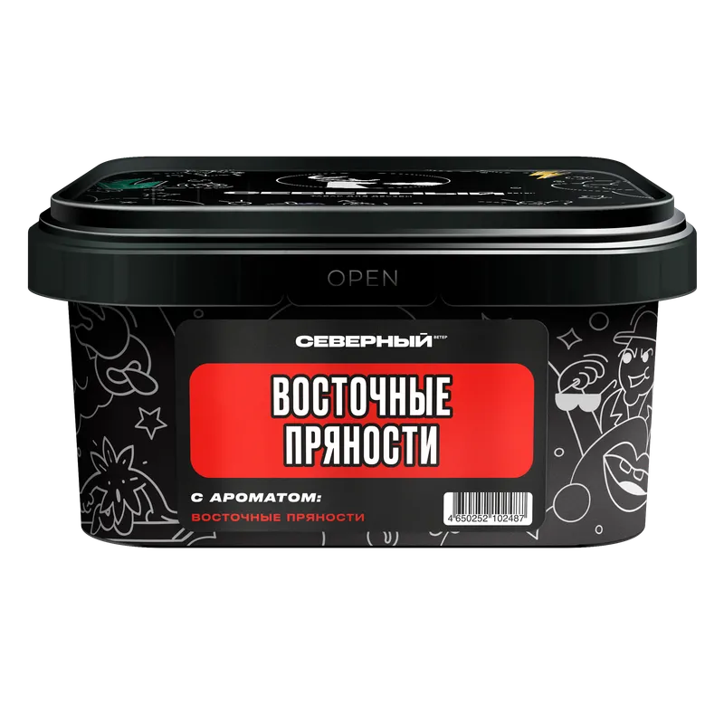 Табак для кальяна - Северный - ВОСТОЧНЫЕ ПРЯНОСТИ ( с ароматом специи корица анис ) - 200 г
