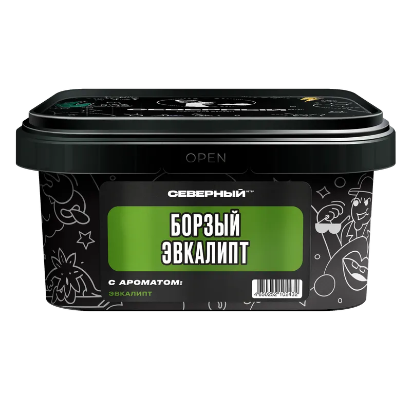 Табак для кальяна - Северный - Борзый Эвкалипт 200 г