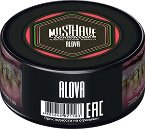 Табак Must Have 125 гр - Alova (АЛОЭ И РОЗОВАЯ ГУАВА)