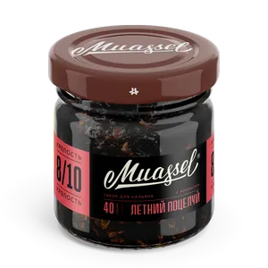 Табак для кальяна Muassel 8/10 - Летний поцелуй (арбуз, дыня, базилик) 40 г