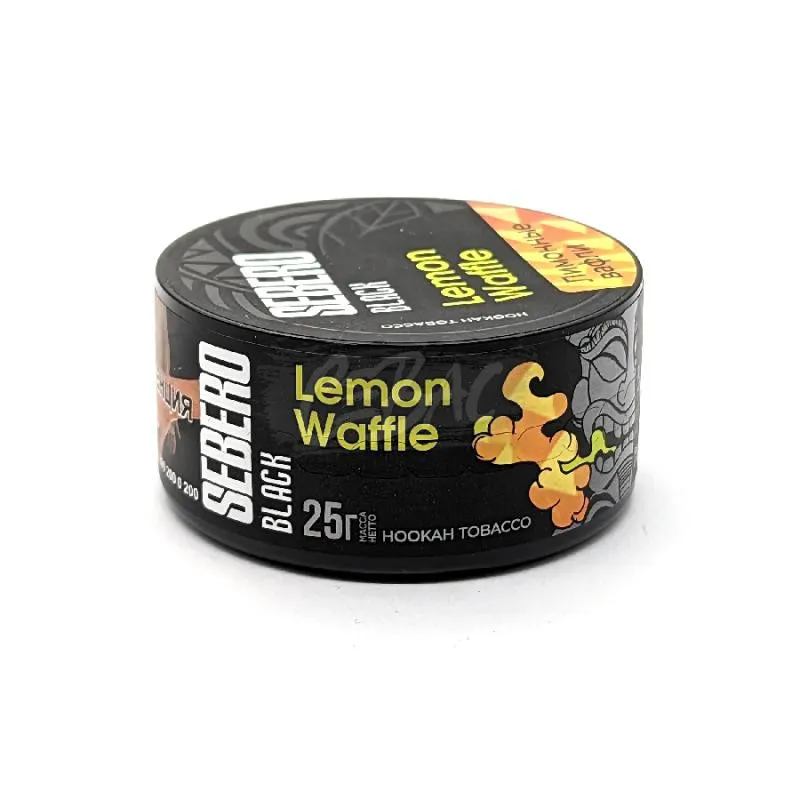 ВВ - Табак для кальяна - Sebero black - Lemon Waffle ( лимонные вафли ) - 25 г