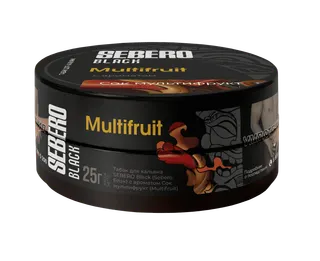 Табак для кальяна - Sebero black - Multifruit ( сок мультифрукт ) - 25 г