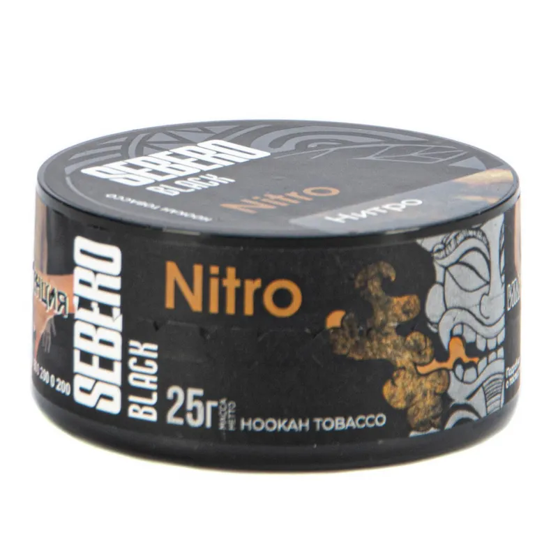 ВВ - Табак для кальяна - Sebero black - Nitro ( бустер крепости ) - 25 г
