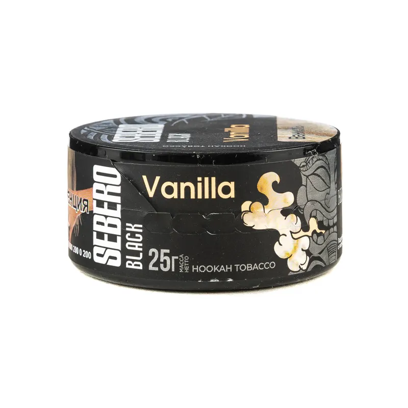 Табак для кальяна - Sebero black - Vanilla ( ваниль ) - 25 г