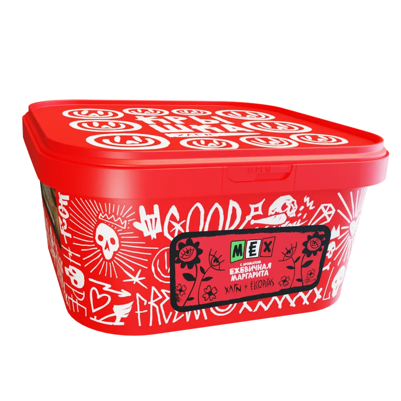 Табак для кальяна Хулиган, 200 г (ЕЖЕВИЧНАЯ МАРГАРИТА (MEX))