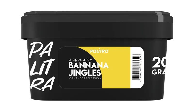 Табак - PALITRA "Bannana Jingles" Банановая жвачка 200 г